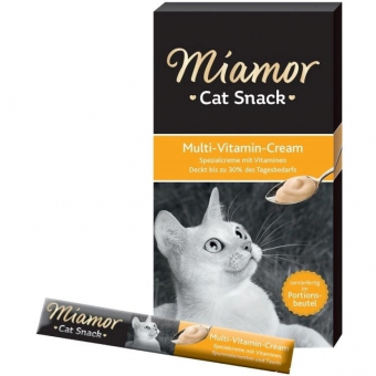 Лакомство Miamor Cat Snack Cream Multi-Vitamin кремовое с мультивитаминами для кошек