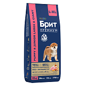 Сухой Корм Brit Premium Puppy & Junior Large & Giant для щенков крупных и гигантских...
