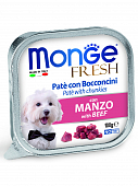 Ламистеры Monge Dog Fresh для собак с говядиной