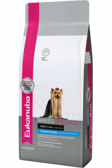 Eukanuba Dog Yorkshire Terrier корм сухой для взрослых собак породы йоркширский терьер от года