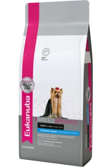 Eukanuba Dog Yorkshire Terrier корм сухой для взрослых собак породы йоркширский терьер от года