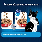 Сухой корм Felix® Двойная Вкуснятина® для взрослых кошек, с мясом, Пакет