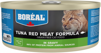 Банки Boreal для кошек с красным мясом тунца в соусе
