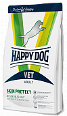 Сухой Корм Happy Dog Vet Skin для собак. Ветеринарная диета gри раздражениях на коже и чрезмерной линьке