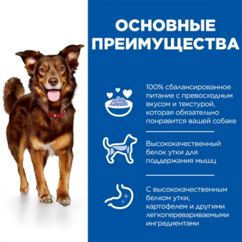 Корм Hill's Science Plan Culinary Creations Dog Medium для взрослых собак средних пород с уткой и картофелем беззерновой