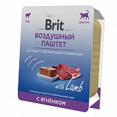 Ламистеры Brit Premium Sensitive Воздушный паштет для кошек с чувствительным пищеварением с ягнёнком