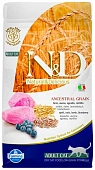 Сухой Корм Farmina N&D Adult Low Grain Lamb&Blue низкозерновой для кошек ягненок с черникой Сухой Корм Farmina N&D Adult Low Grain Lamb&Blue низкозерновой для кошек ягненок с черникой