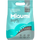 Наполнитель Miaumi Tofu Activated Carbon комкующийся тофу с активированным углём