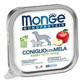 Паштет Monge Dog Fruit для собак с кроликом и яблоком Паштет Monge Dog Fruit для собак с кроликом и яблоком