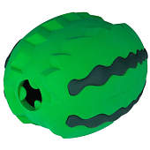 Игрушка Mr.Kranch для собак "Арбуз" 15 см зеленая с ароматом курицы