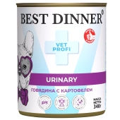 Банки Best Dinner Exclusive Urinary для собак с профилактикой мочекаменной болезни с...