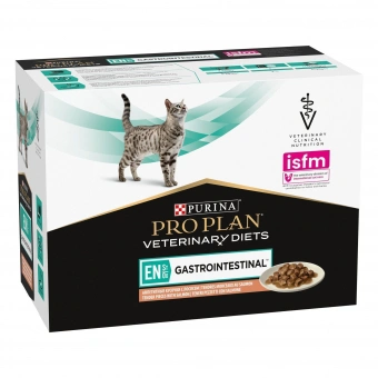 Влажный корм для кошек PRO PLAN® VETERINARY DIETS EN ST/OX Gastrointestinal при расстройствах пищеварения,  с лососем