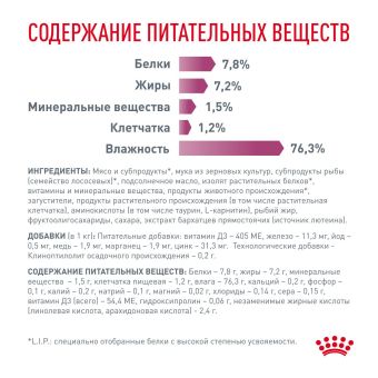 Паучи Royal Canin Renal для кошек для поддержания функции почек с рыбой в соусе