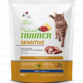 Сухой Корм Natural Trainer Cat Sensitive Adult With Duck для взрослых кошек с уткой для склонных к аллергии