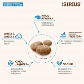 Сухой Корм Sirius полнорационный для щенков и молодых собак с ягнёнком и рисомом