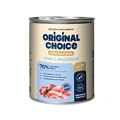 Банки Original Choice Elite Nutrition Adult для собак с уткой и индейкой
