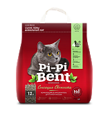 Комкующийся наполнитель Pi-Pi-Bent Fresh Sensation с ароматом свежих трав и цветов