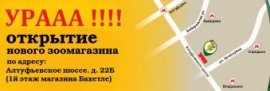 Открытие нового зоомагазина!