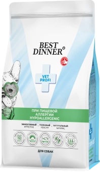 Сухой корм Best Dinner Vet Profi Hypoallergenic для собак, при пищевой аллергии и непереносимости