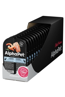 Ламистеры Alphapet Superpremium Steril для стерилизованных кошек с анчоусами и креветками