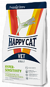 Сухой Корм Happy Cat Vet Hypersensitivity для кошек. Ветеринарная диета при пищевой аллергии