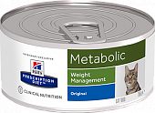 Консервы Hill's Prescription Diet Metabolic для кошек. Улучшение метаболизма и контроль веса