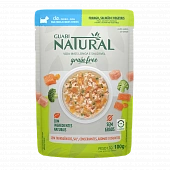 Паучи Guabi Natural Dog GRAIN FREE беззерновой для собак с курицей, лососем и овощами