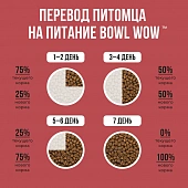 Сухой Корм Bowl Wow для собак средних пород с индейкой, курицей, рисом и свеклой