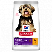 Сухой Корм Hill's Science Adult Dog Mini Breed Chicken для взрослых собак миниатюрных пород с курицей