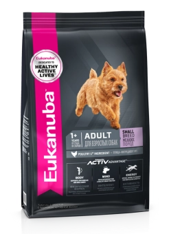 Корм для взрослых собак мелких пород Eukanuba Adult Small Breed 1+ years сухой