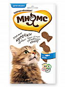 Лакомства Мнямс Лакомые кусочки для кошек, в форме рыбок с лососем