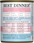 Банки Best Dinner Vet Profi Gastrointestinal Low Fat для собак при нарушениях...