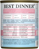 Банки Best Dinner Vet Profi Gastrointestinal Low Fat для собак при нарушениях...