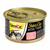 Банки GimCat Shiny Kitten Chicken для котят из цыплёнка