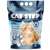 Наполнитель Cat Step Arctic Blue для кошек впитывающий силикагелевый