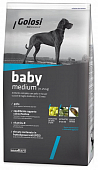 Сухой Корм Golosi Baby Medium для щенков средних пород с курицей и рисом Сухой Корм Golosi Baby Medium для щенков средних пород с курицей и рисом