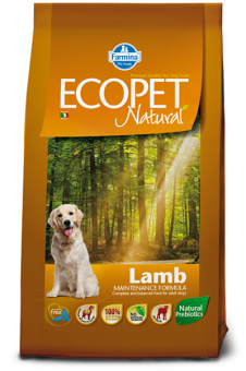 Корм Farmina Ecopet Natural Adult Dog Lamb для взрослых собак всех пород с ягнёнком