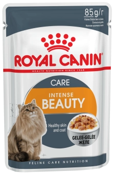 Royal Canin Intense Beauty корм консервированный для взрослых кошек в желе