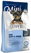 Сухой Корм Happy Dog Mini Baby&Junior для щенков малых пород