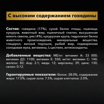 Сухой корм PRO PLAN® DUO DELICE для взрослых собак мелких и карликовых пород, с высоким содержанием говядины