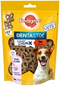 Лакомство по уходу за зубами Pedigree Denta Stix для собак мелких пород жевательные кусочки с говядиной