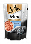 Паучи Sheba Mini для кошек. С лососем