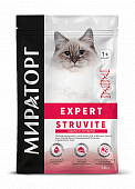 Корм Мираторг Expert Struvite для кошек при мочекаменной болезни струвитного типа
