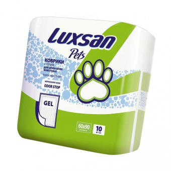 Впитывающие коврики Luxsan Premium Gel для животных (60*90 см)