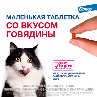 Антигельминтные таблетки Мильбемакс для кошек