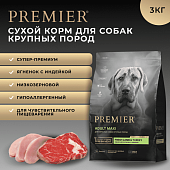 Сухой Корм Premier Dog Lamb&Turkey Adult Maxi для собак крупных пород со свежим мясом ягненка и индейкой