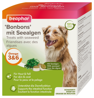 Лакомство Beaphar Bonbons для собак с водорослями