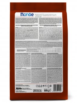 Корм Monge Speciality Line Mini Adult Lamb для взрослых собак малых пород с ягненком, рисом и картофелем