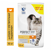 Сухой Корм Perfect Fit Sensitive для кошек с чувствительным пищеварением индейка Сухой Корм Perfect Fit Sensitive для кошек с чувствительным пищеварением индейка