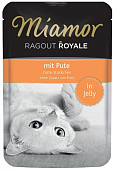 Паучи Miamor Ragout Royal для кошек с индейкой в желе Паучи Miamor Ragout Royal для кошек с индейкой в желе